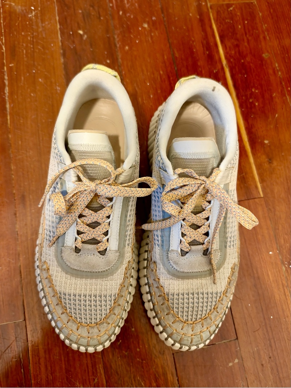 Chloé Nama Sneakers | Size 39 | Blue/Grey/White/Multi